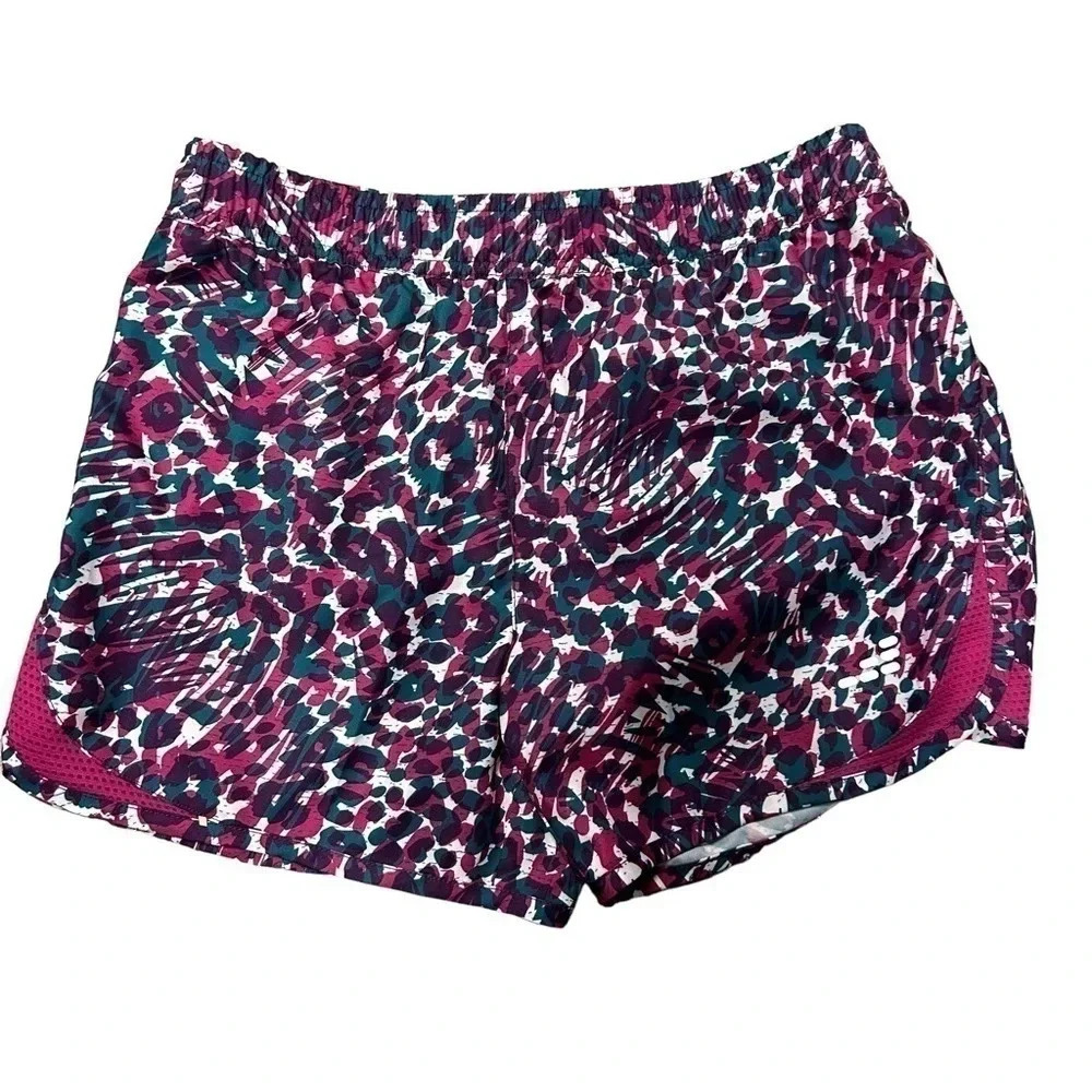 (LOT OF 3) BCG Girls Athletic Printed Running Shorts Large 12/14 EUC‎ Polyester - Picture 2 of 13